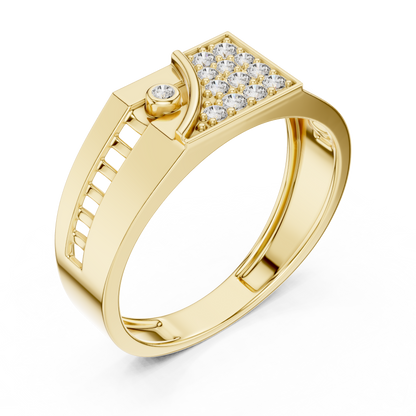 Round Halo Lab Grown Diamond Ring