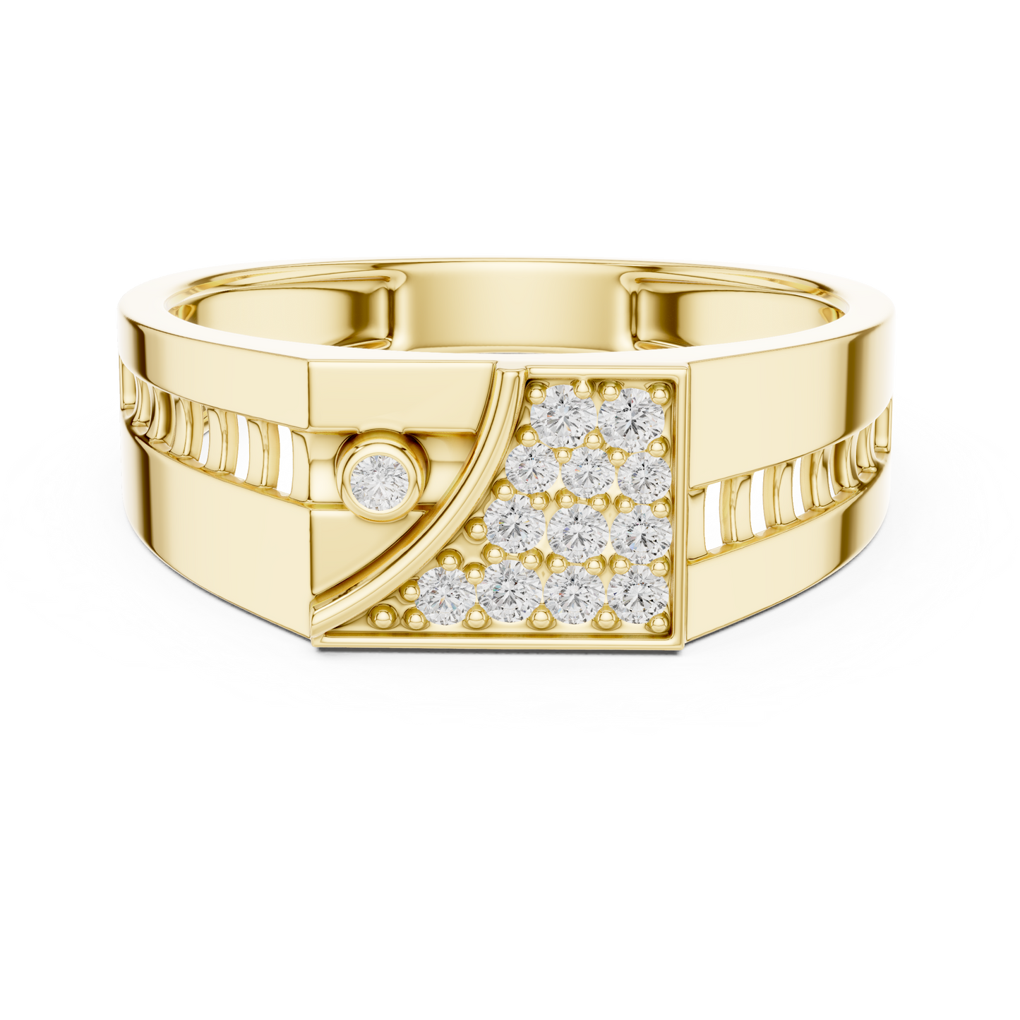 Round Halo Lab Grown Diamond Ring