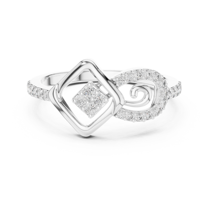 Mixed Shape Lab Grown Diamond Halo Ring