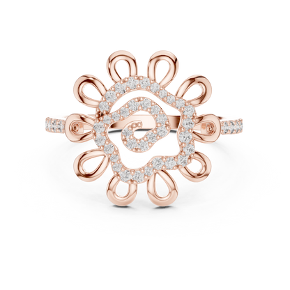 Round Halo Lab Grown Diamond Ring
