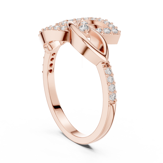 Mixed Shape Lab Grown Diamond Halo Ring