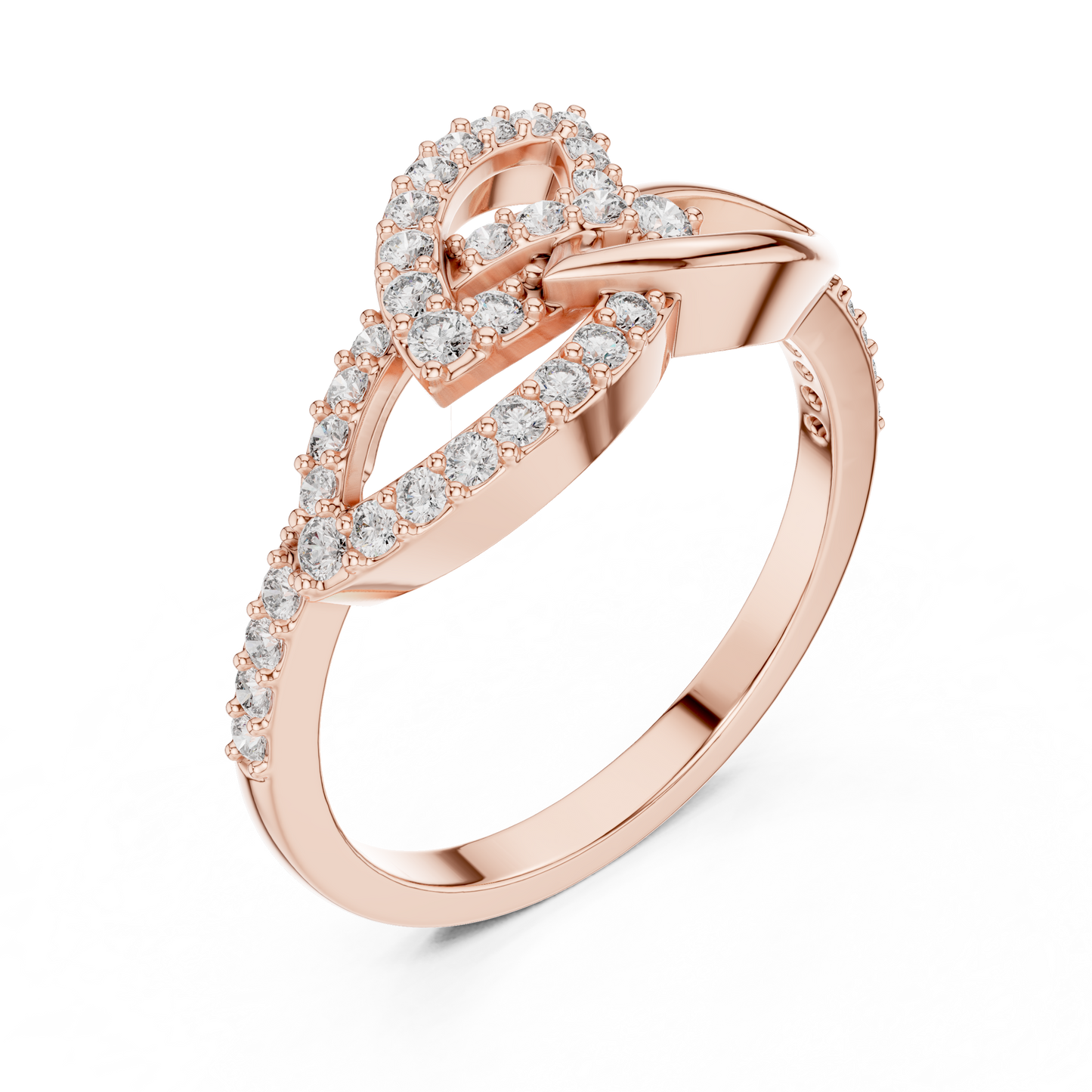 Mixed Shape Lab Grown Diamond Halo Ring