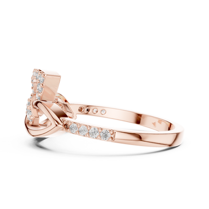 Mixed Shape Lab Grown Diamond Halo Ring