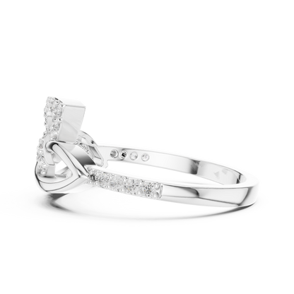 Mixed Shape Lab Grown Diamond Halo Ring