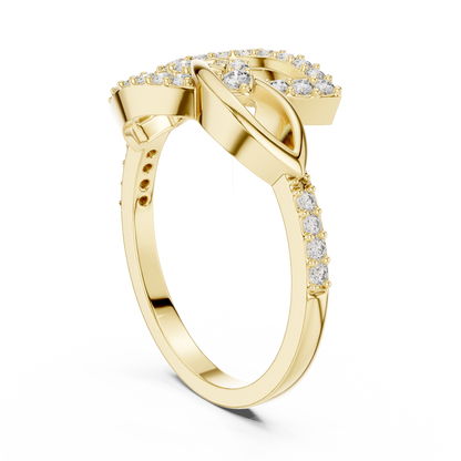 Mixed Shape Lab Grown Diamond Halo Ring