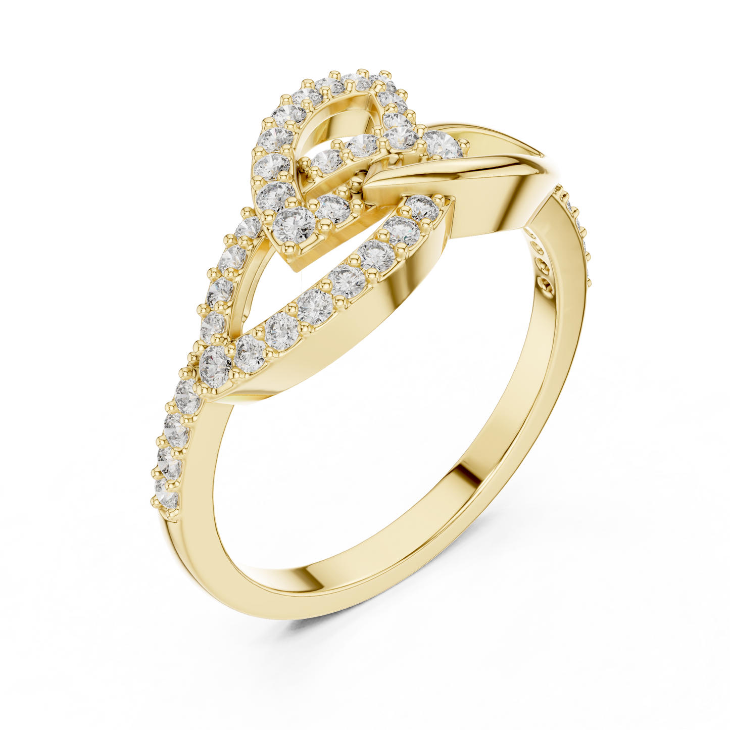 Mixed Shape Lab Grown Diamond Halo Ring