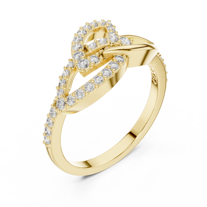 Mixed Shape Lab Grown Diamond Halo Ring