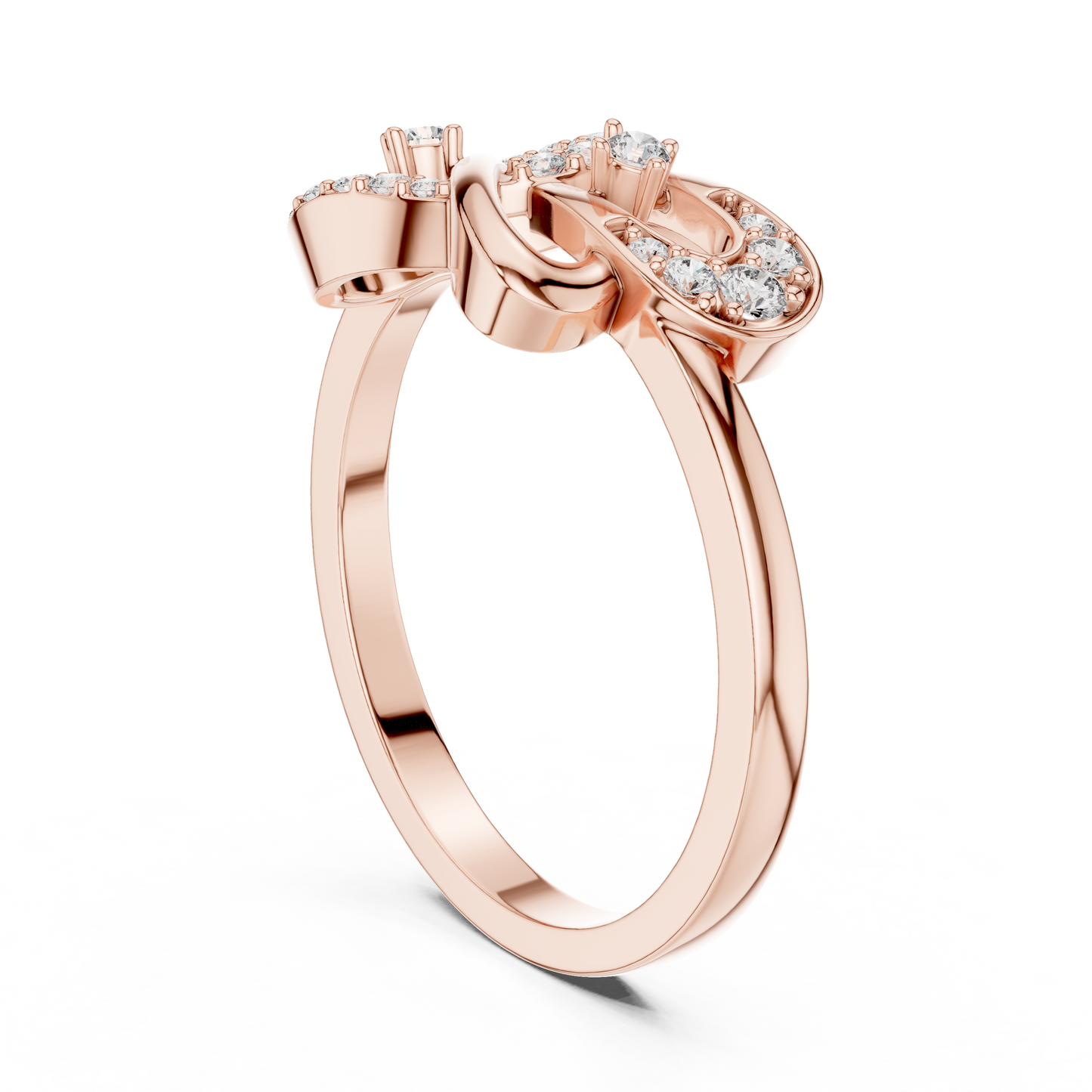 Mixed Shape Lab Grown Diamond Halo Ring