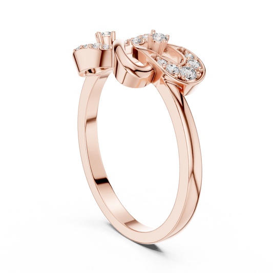 Mixed Shape Lab Grown Diamond Halo Ring