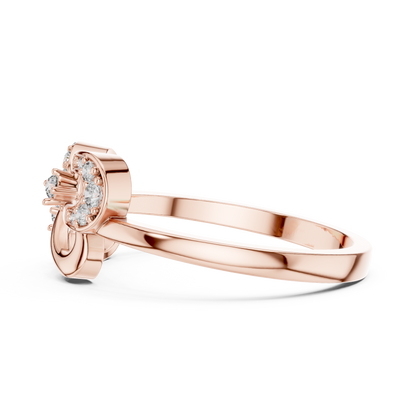 Mixed Shape Lab Grown Diamond Halo Ring