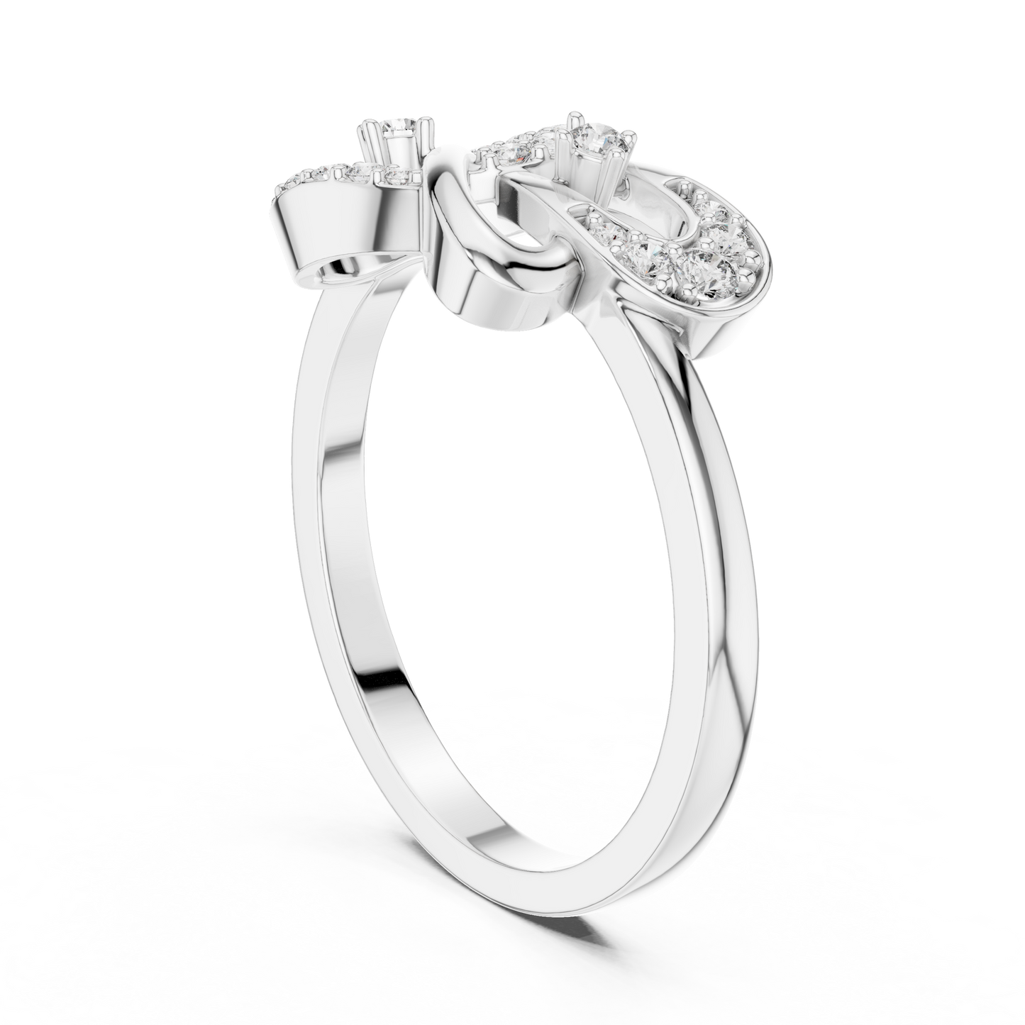 Mixed Shape Lab Grown Diamond Halo Ring