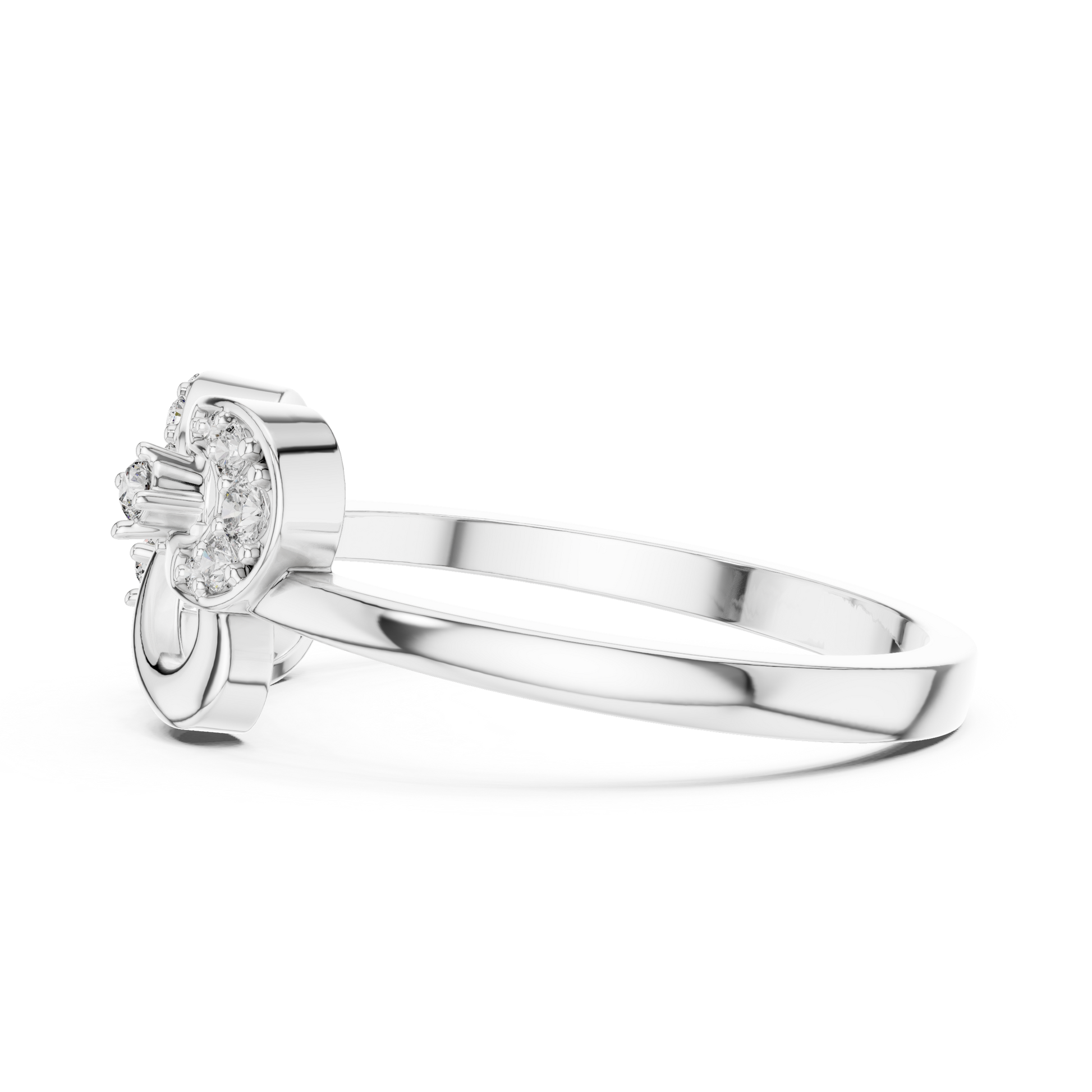 Mixed Shape Lab Grown Diamond Halo Ring