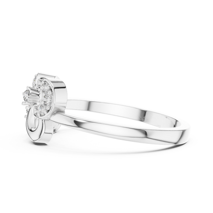 Mixed Shape Lab Grown Diamond Halo Ring