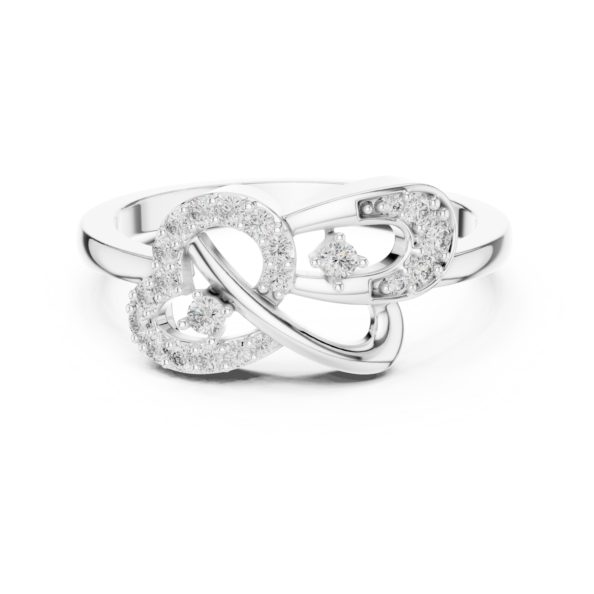 Mixed Shape Lab Grown Diamond Halo Ring