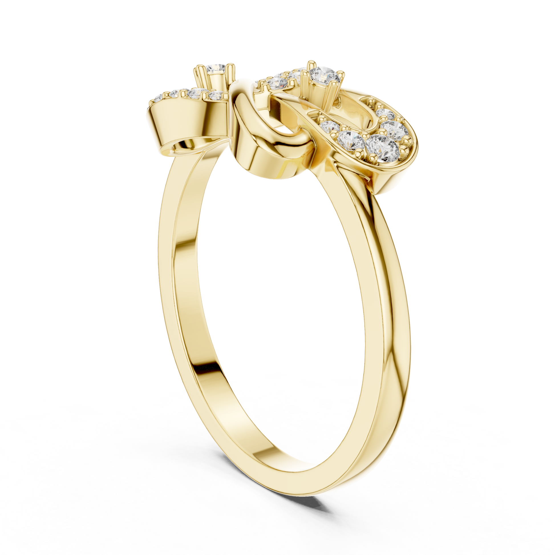 Mixed Shape Lab Grown Diamond Halo Ring
