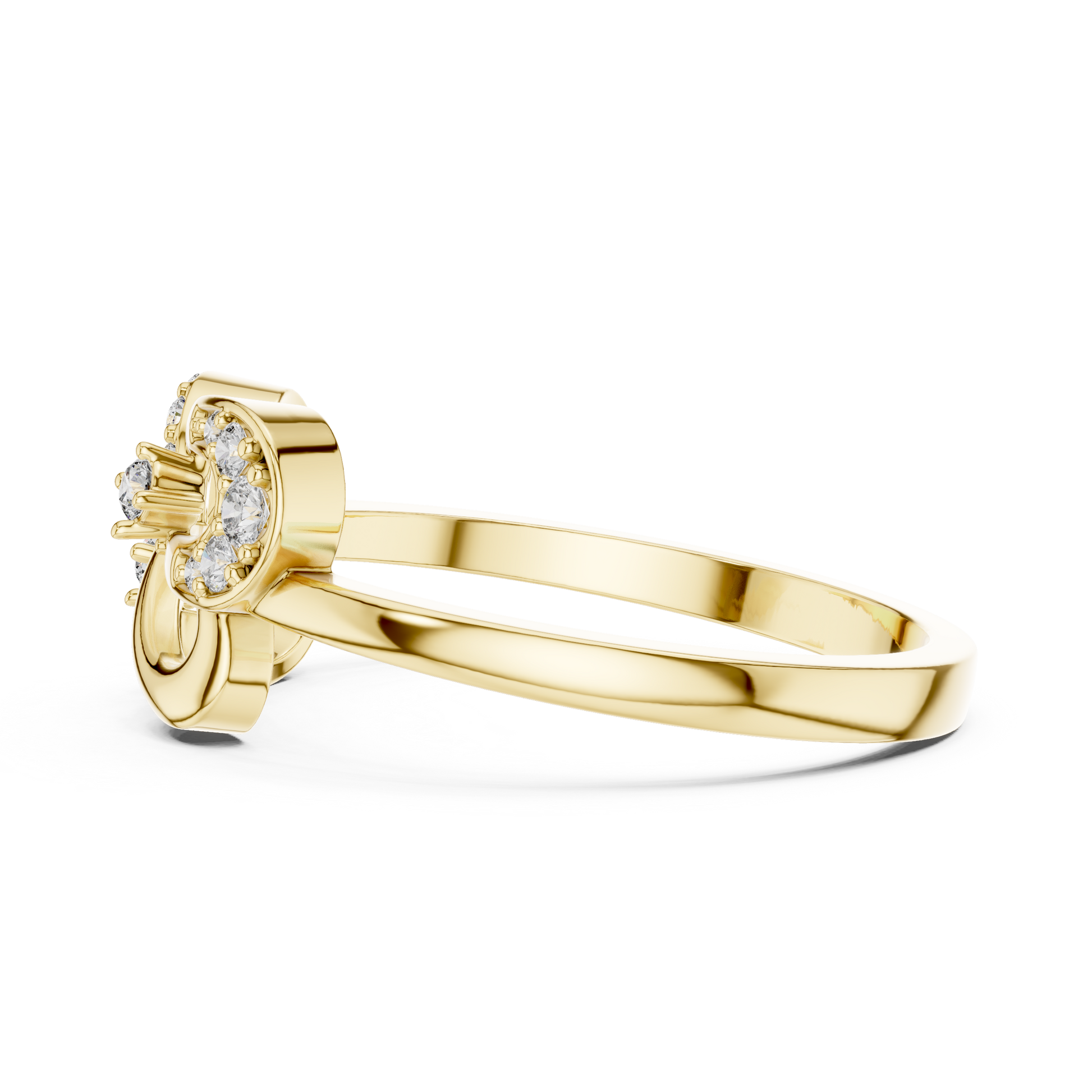 Mixed Shape Lab Grown Diamond Halo Ring