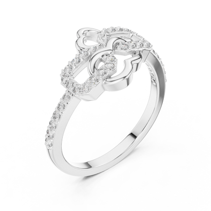 Round Halo Lab Grown Diamond Ring