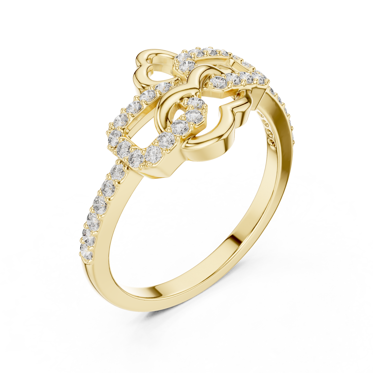 Round Halo Lab Grown Diamond Ring