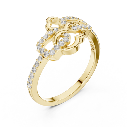 Round Halo Lab Grown Diamond Ring