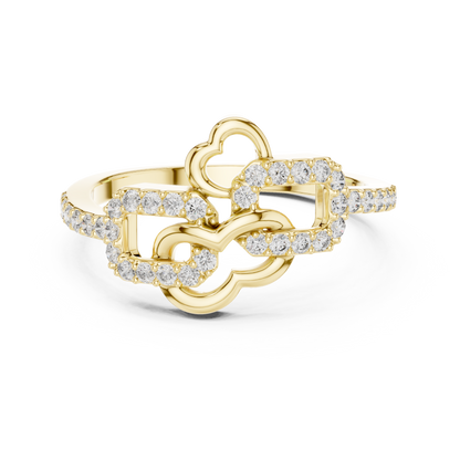 Round Halo Lab Grown Diamond Ring