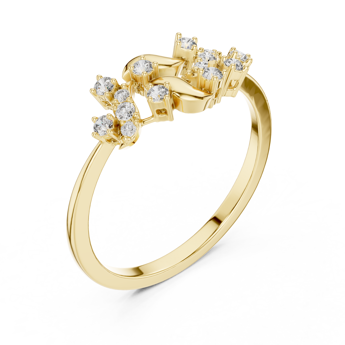 Round Halo Lab Grown Diamond Ring