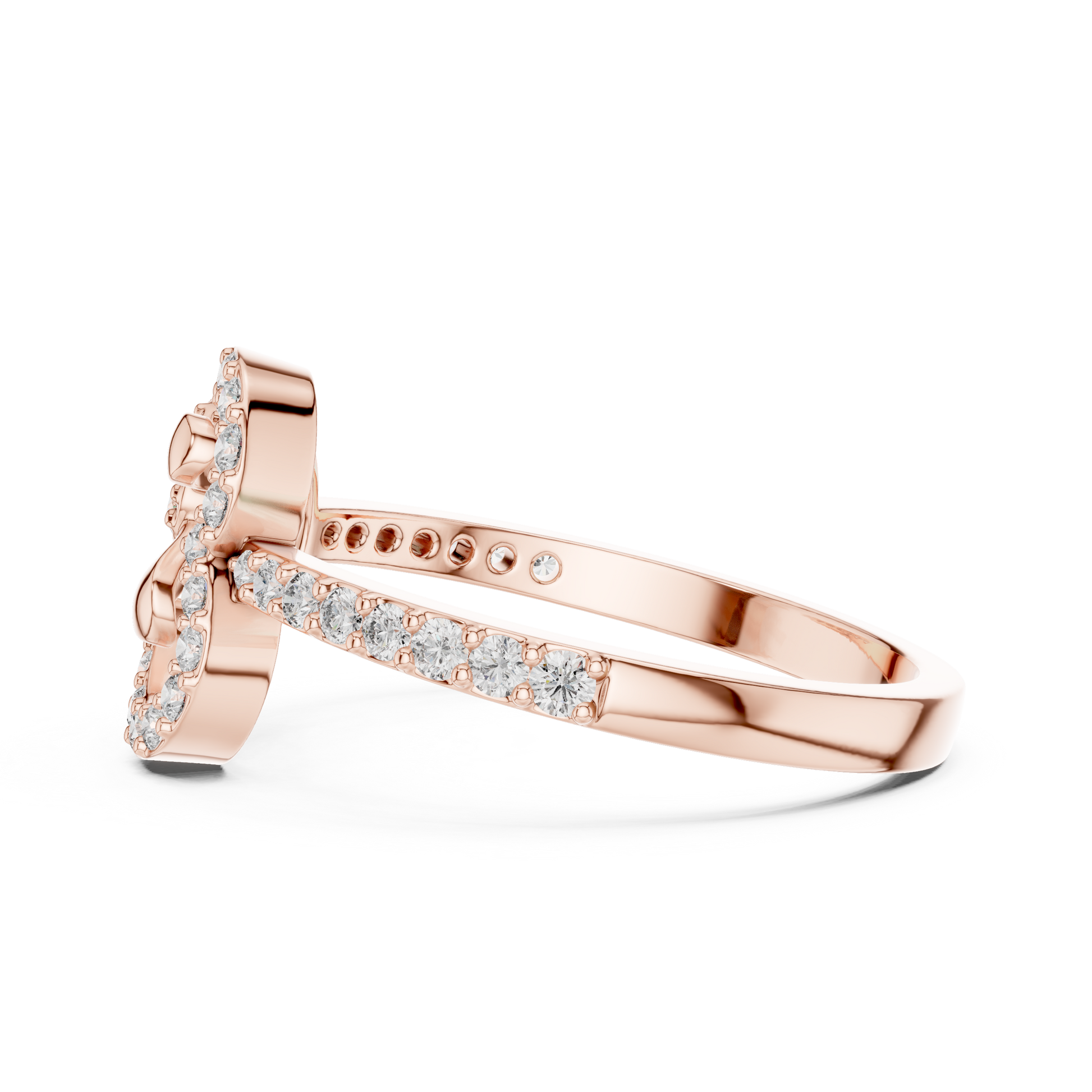 Round Halo Lab Grown Diamond Ring