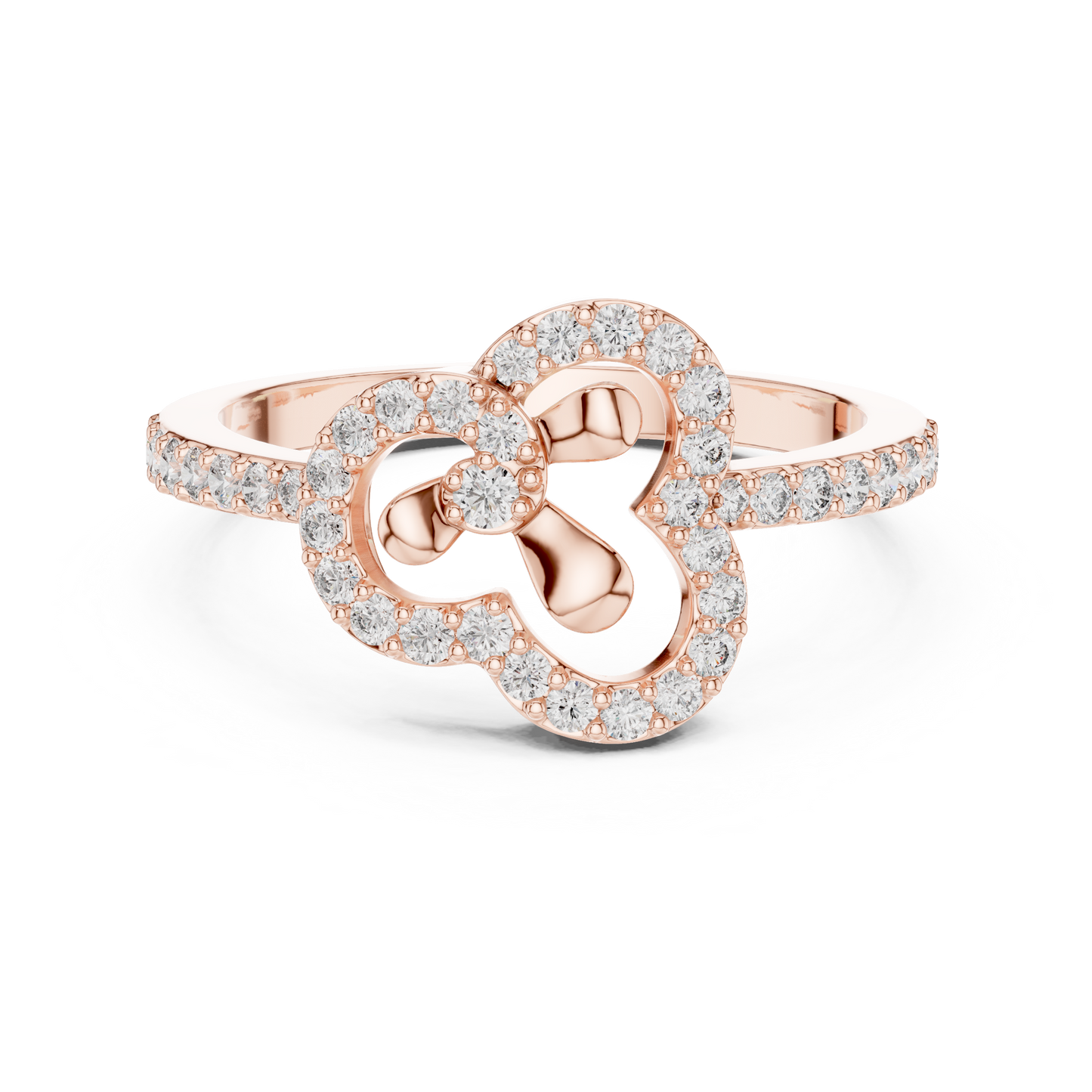Round Halo Lab Grown Diamond Ring