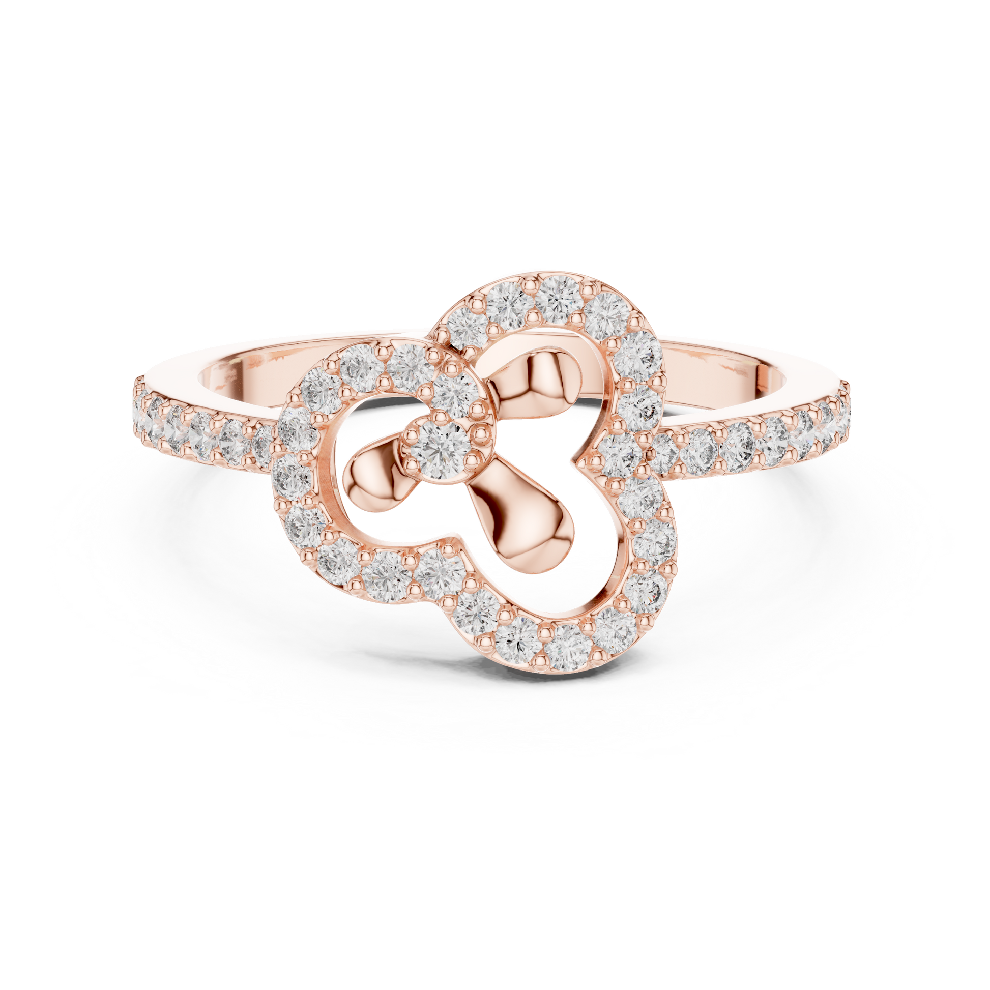 Round Halo Lab Grown Diamond Ring