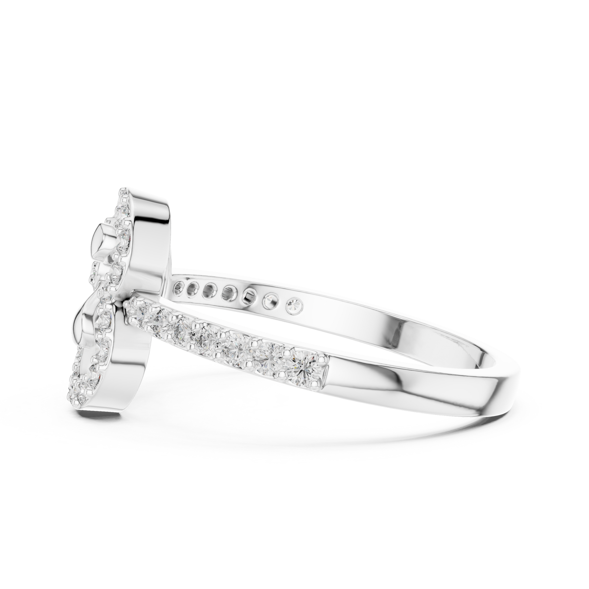 Round Halo Lab Grown Diamond Ring