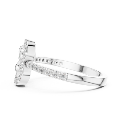 Round Halo Lab Grown Diamond Ring