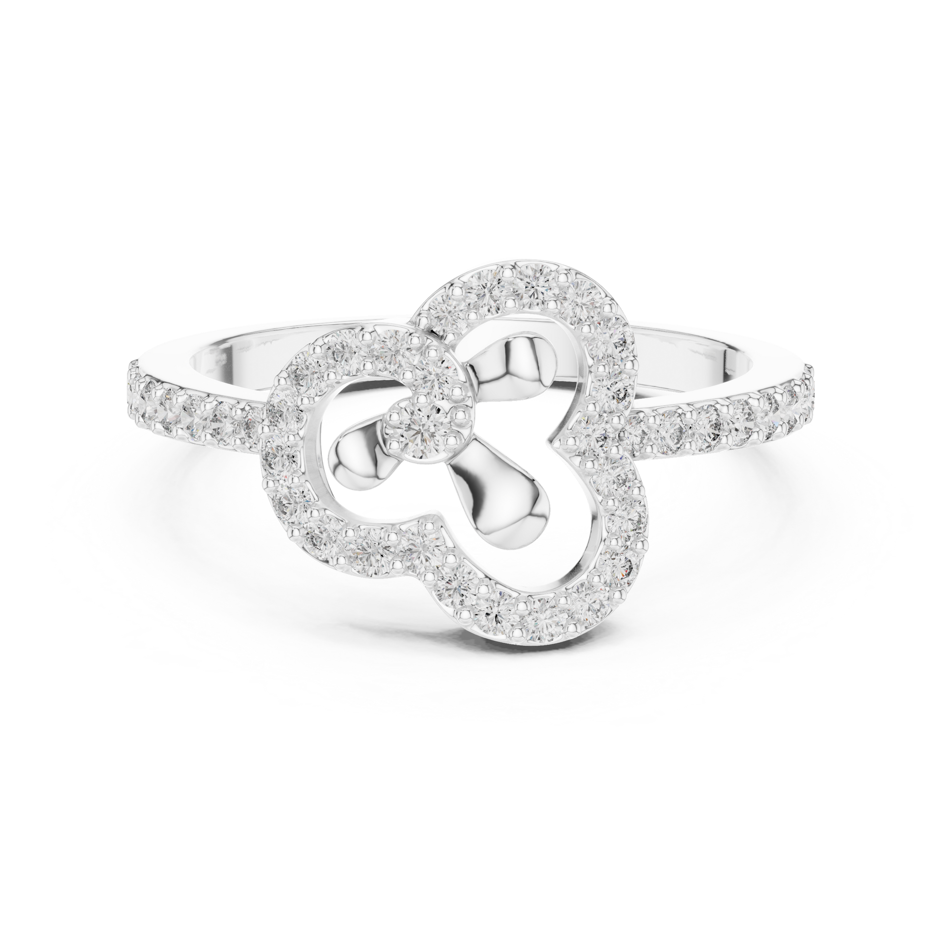 Round Halo Lab Grown Diamond Ring