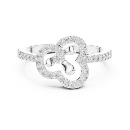 Round Halo Lab Grown Diamond Ring
