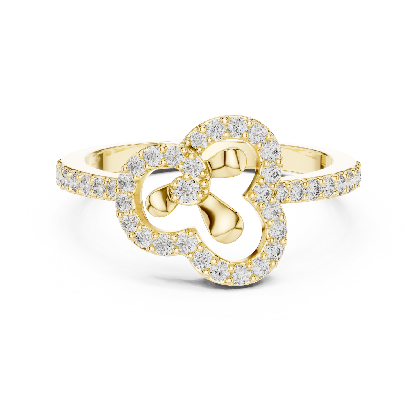 Round Halo Lab Grown Diamond Ring