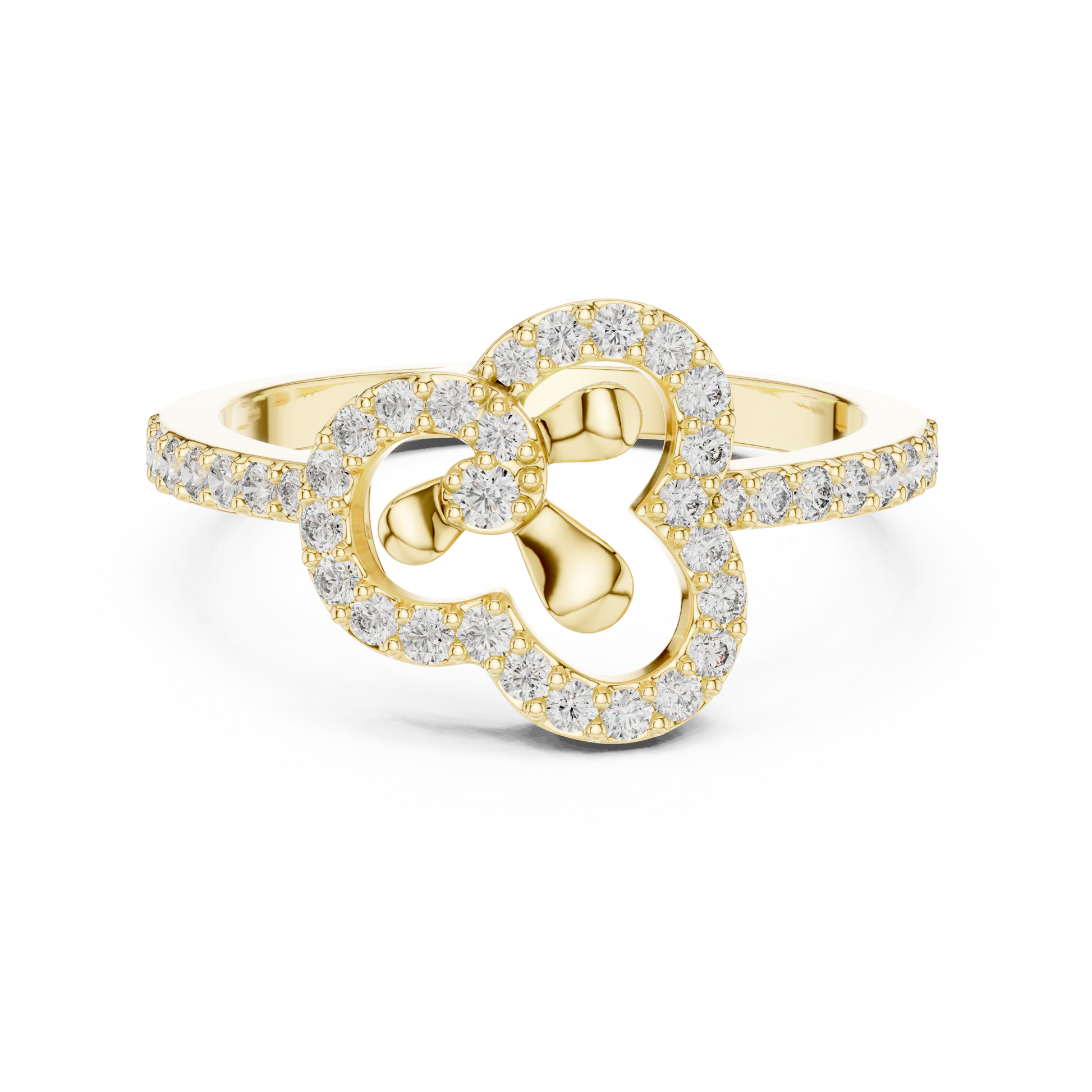 Round Halo Lab Grown Diamond Ring