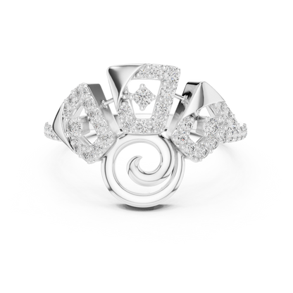 Mixed Shape Lab Grown Diamond Halo Ring