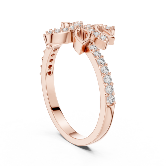 Mixed Shape Lab Grown Diamond Halo Ring