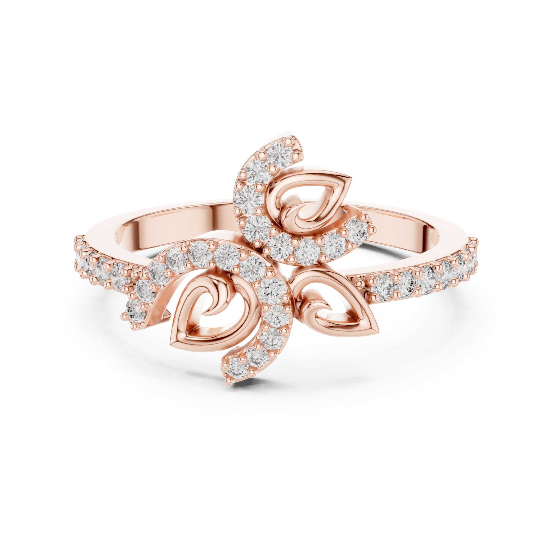 Mixed Shape Lab Grown Diamond Halo Ring