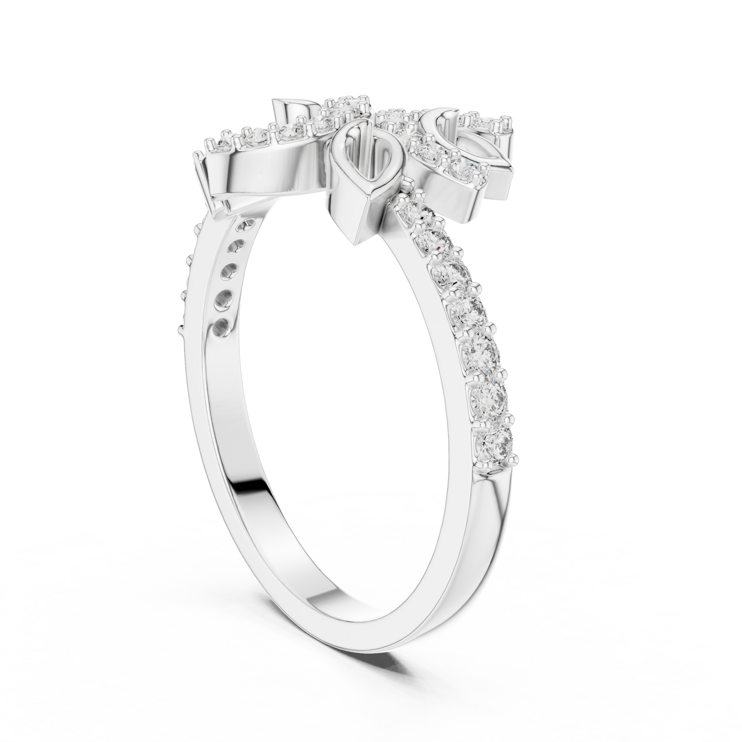 Mixed Shape Lab Grown Diamond Halo Ring