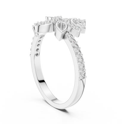 Mixed Shape Lab Grown Diamond Halo Ring