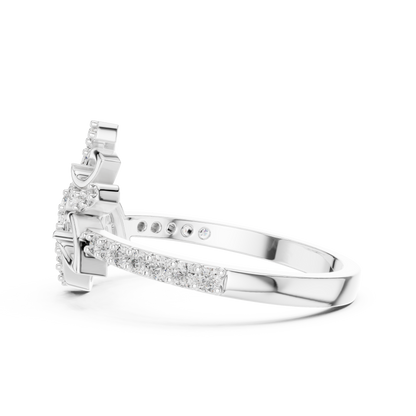 Mixed Shape Lab Grown Diamond Halo Ring
