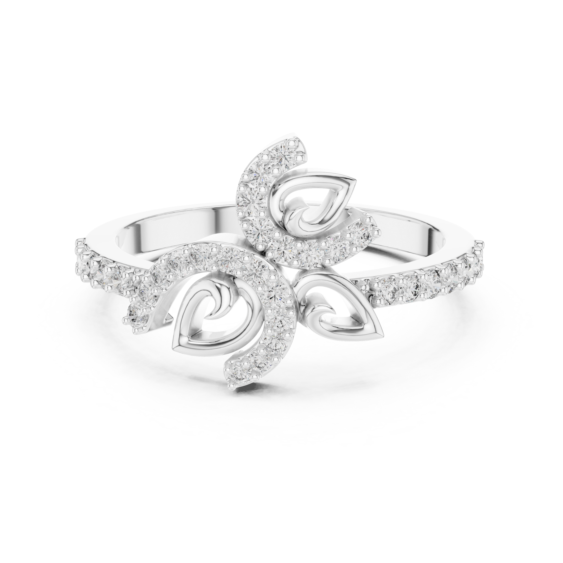 Mixed Shape Lab Grown Diamond Halo Ring