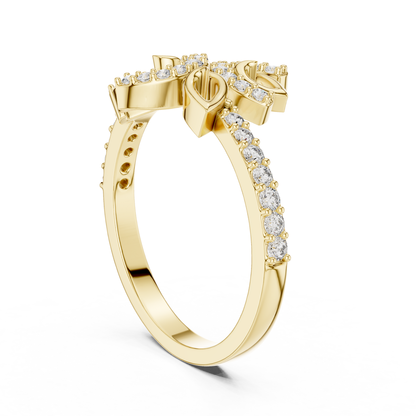 Mixed Shape Lab Grown Diamond Halo Ring