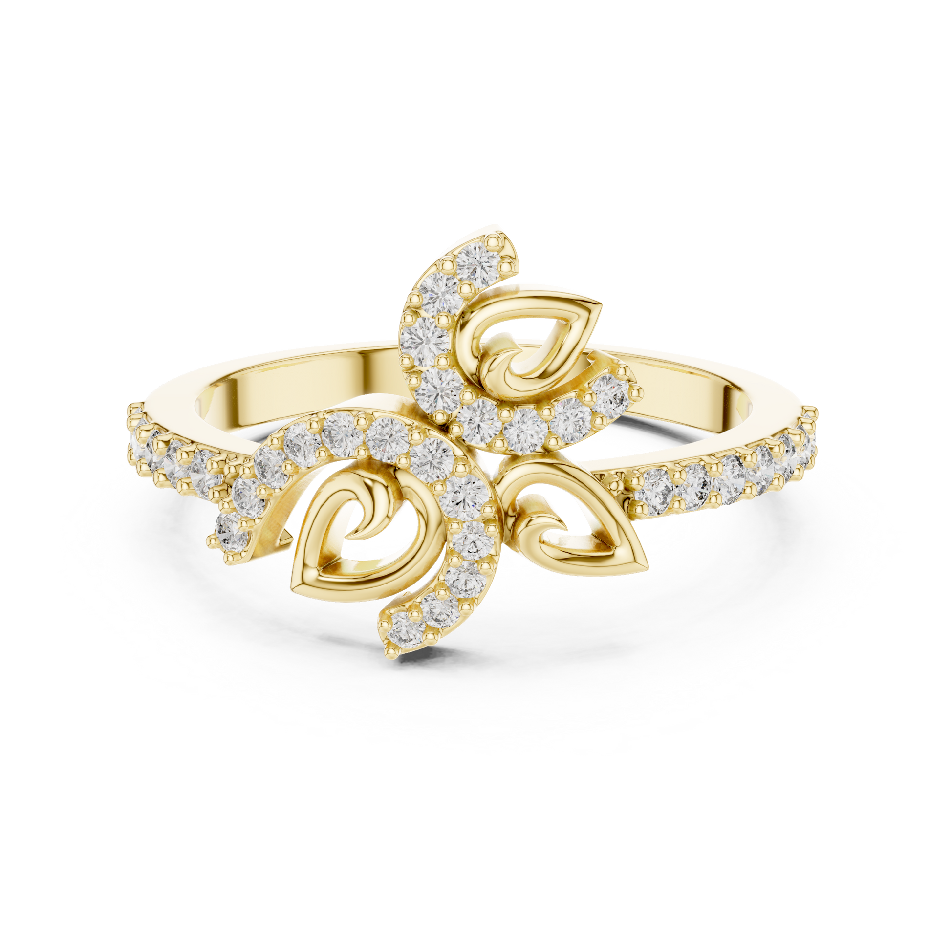 Mixed Shape Lab Grown Diamond Halo Ring