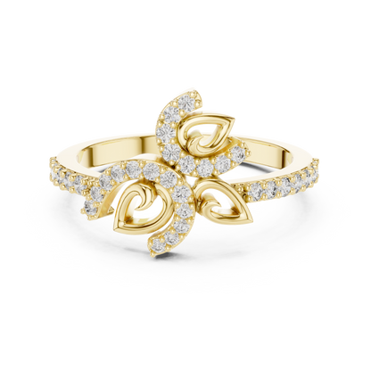Mixed Shape Lab Grown Diamond Halo Ring