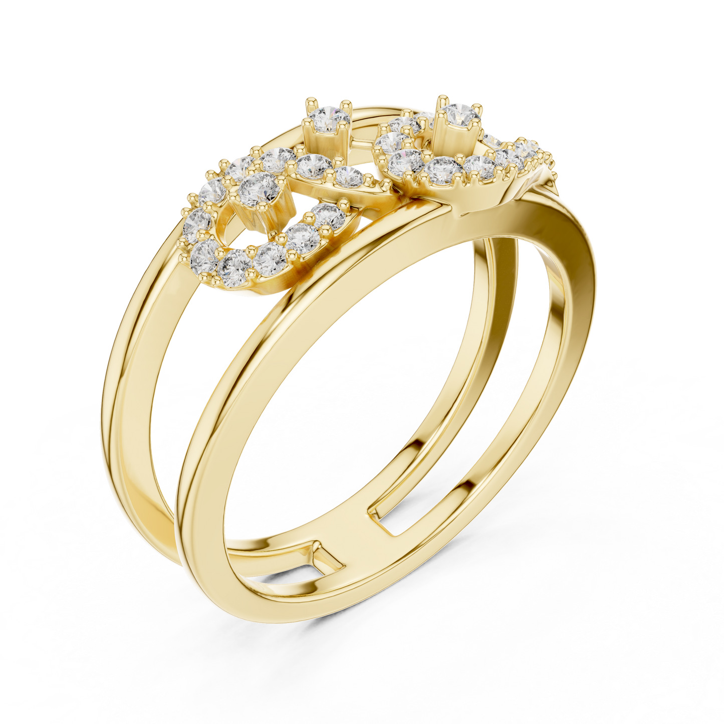 Round Halo Lab Grown Diamond Ring