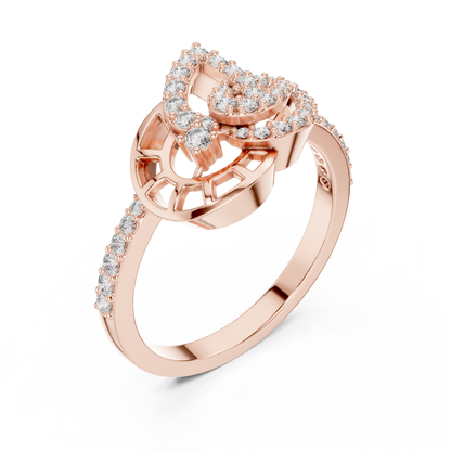 Round Halo Lab Grown Diamond Ring