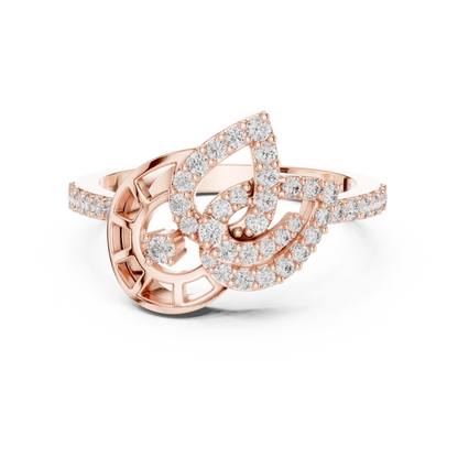 Round Halo Lab Grown Diamond Ring