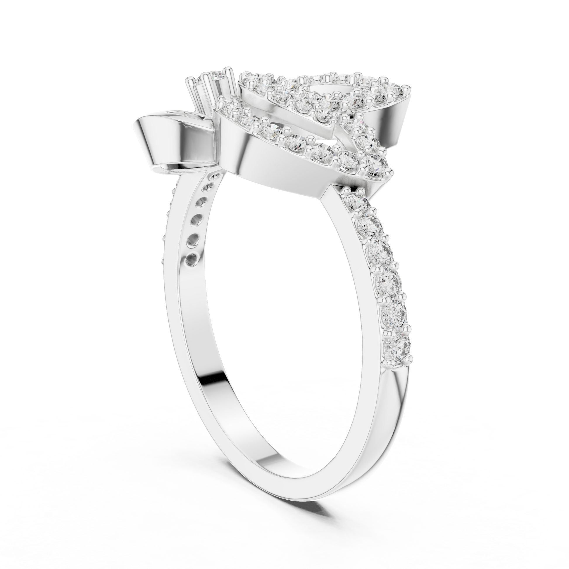 Round Halo Lab Grown Diamond Ring