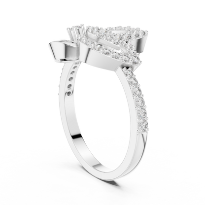 Round Halo Lab Grown Diamond Ring