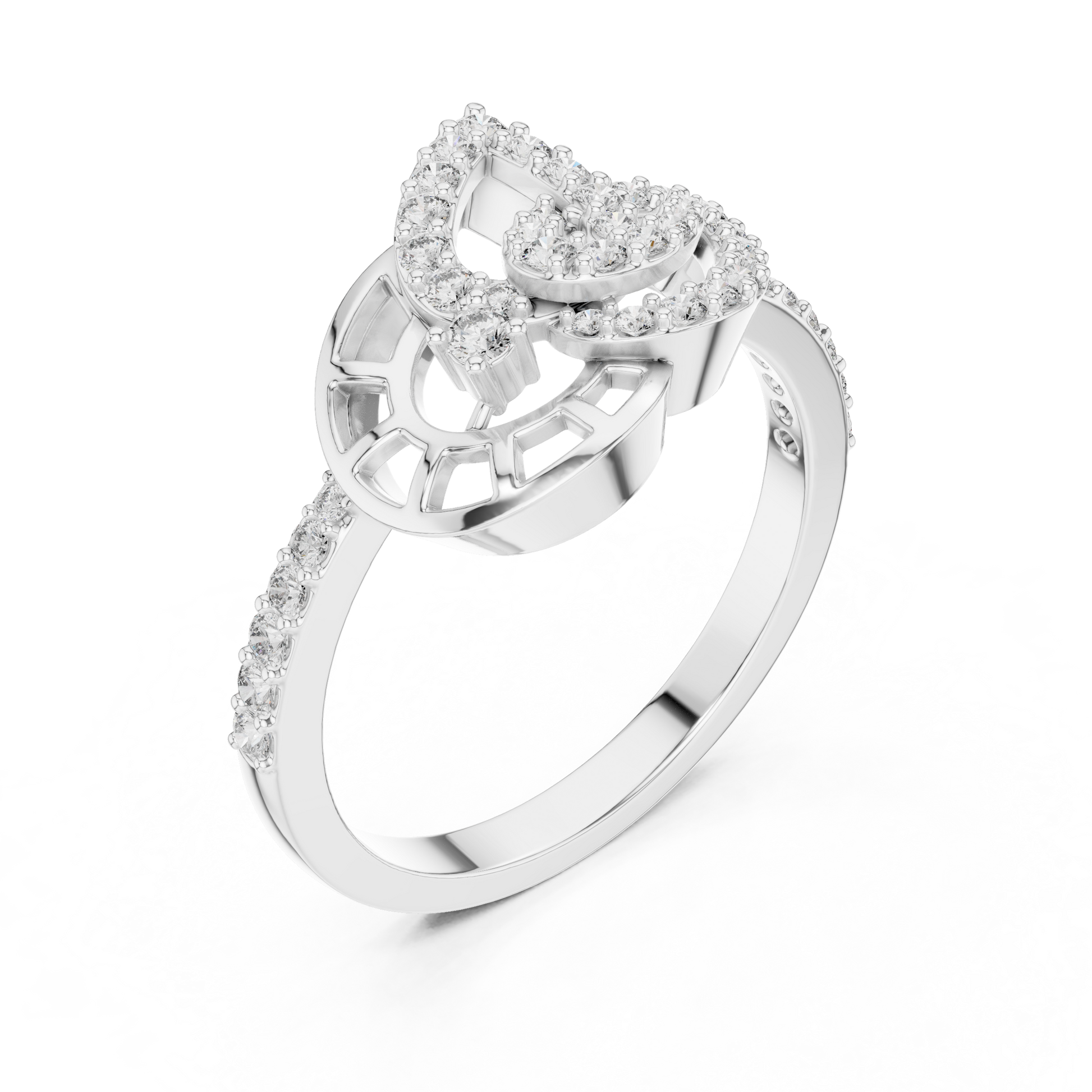 Round Halo Lab Grown Diamond Ring